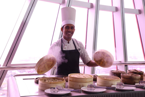 Colombo: Lotus Tower 360° Revolving Buffet & Tuk-Tuk Safari Meet at Lotus Tower Entrance: Restaurant Lunch/Dinner Buffet