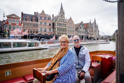 From Brussels: Bruges, Ghent and Antwerp Private Day Trip Comfort Car (1-3 Guests)