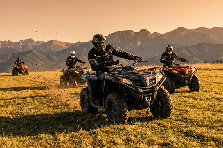 Krakow: Zakopane Quads, Bonfire Dining & Hot Springs Escape Zakopane Quads, Bonfire & Hot Springs — With Hotel Pickup