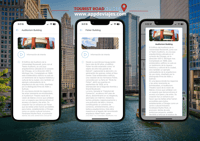 Architecture Application auto-guidée Chicago avec Audioguide - Housity
