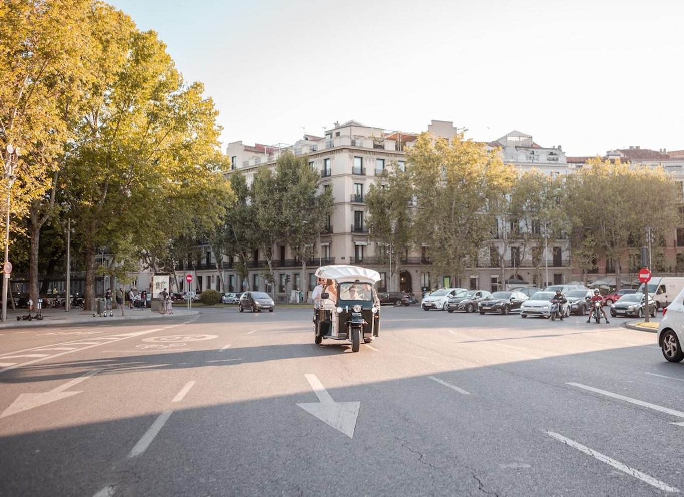 Madrid: Privat byrundtur i øko-tuk-tuk