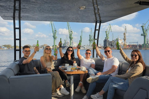 Gdańsk: Private River Beer Cruise on double decker boat Gdańsk: Private River Beer Cruise on doble decker boat