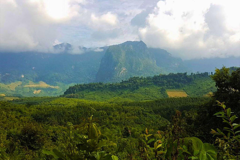 Luang Prabang: Biking, Trekking and Waterfall Private Tour
