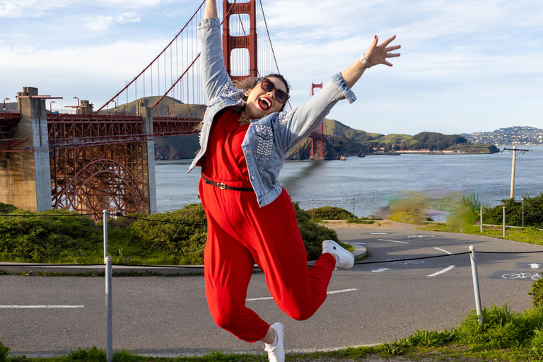 Séance de portrait au Golden Gate Bridge SF