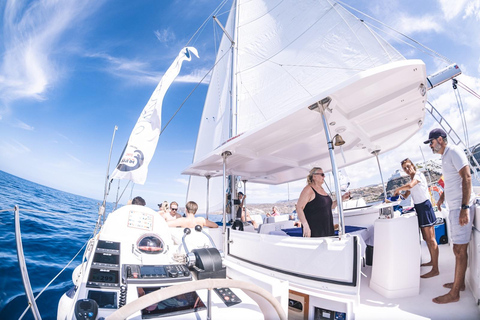Gran Canaria: Catamaran tour with lunch on unspoiled beaches