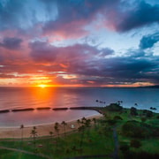 Oahu: Excursión en helicóptero a la puesta de sol de Waikiki a puertas abiertas o cerradas