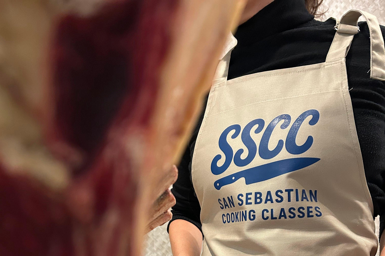 San Sebastián: giro al mercato, lezione di cucina e pasto