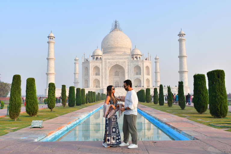 Same Day Taj Mahal and Agra Day Tour from Delhi by Car From Agra: Tour with Air-Conditioned Car, Driver, and Guide