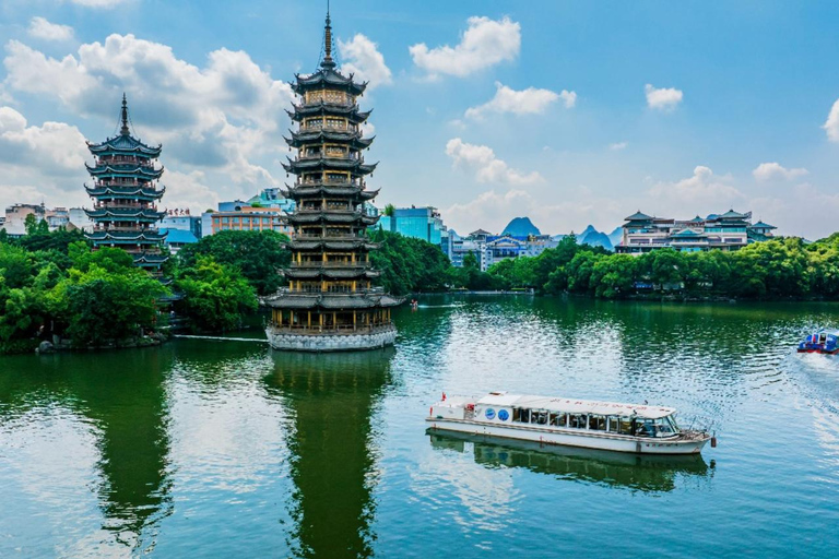 Guilin: Two Rivers and Four Lakes Day or Night Cruise Two Rivers and Four Lakes Night Cruise