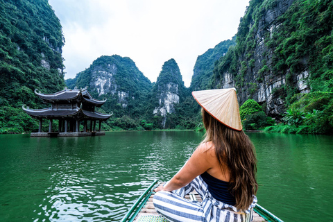 Vanuit Hanoi: Hoa Lu-Trang An-Mua Grot Luxe Tocht met/Limousine