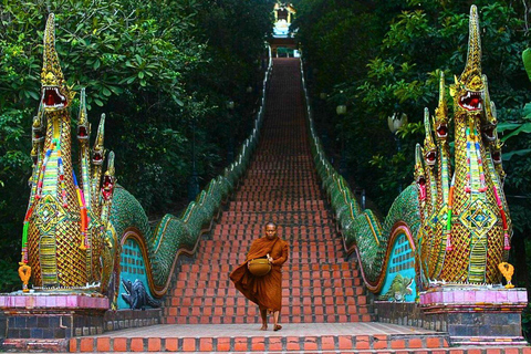 Visite du Doi Suthep et du temple Wat Pha Lat en soirée