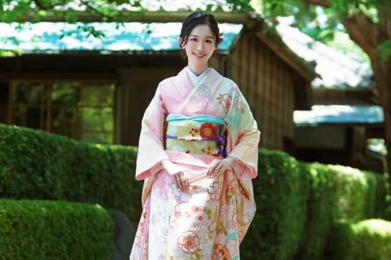Tokyo: Asakusa Kimono Rental with Professional Hair Couple Kimono Plan