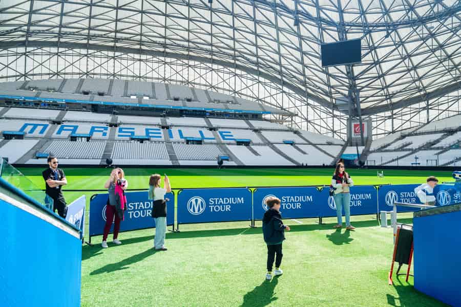 Marseille: OM-Stadiontour im Stade Vélodrome. Foto: GetYourGuide Marseille: OM-Stadiontour im Stade Vélodrome. Foto: GetYourGuide