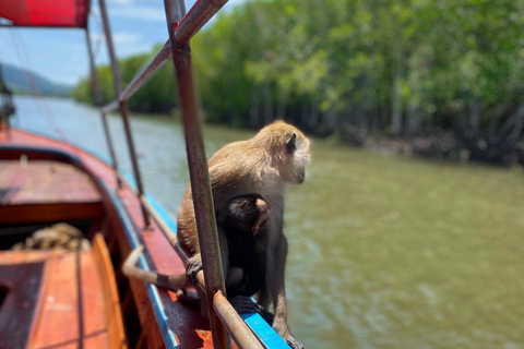 Krabi: Unieke privévaart met tijgergrot tempel &amp; cafés