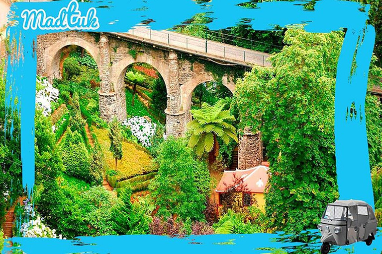 Madeira: Monte Toboggan & Old Town Guided Tuk Tour by MadTuk
