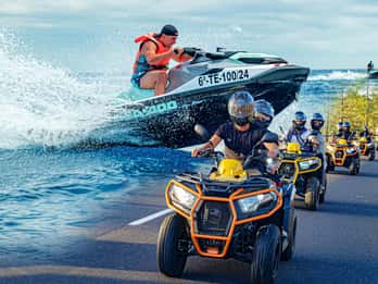 Tenerife: moto d'acqua / safari in quad sul vulcano Teide