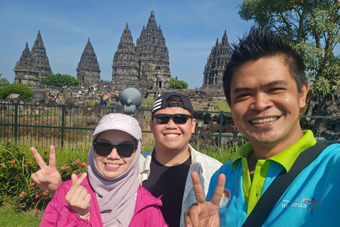 Yogyakarta Airport: Borobudur Climb & Prambanan Guided Tour