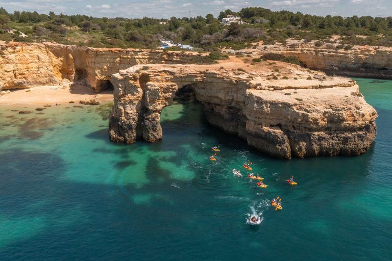 Albufeira Marina: Benagil Cave to Marinha Beach Kayak Tour