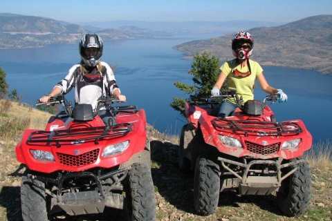 From Cusco:Atvs in the salt mines of Maras and Laguna Huaypo
