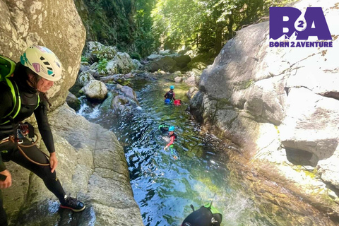 Monts d'Ardèche: Canyoning Adventure at the Haute Borne Monts d'Ardèche: Canyoneering Adventure at La Haute Borne