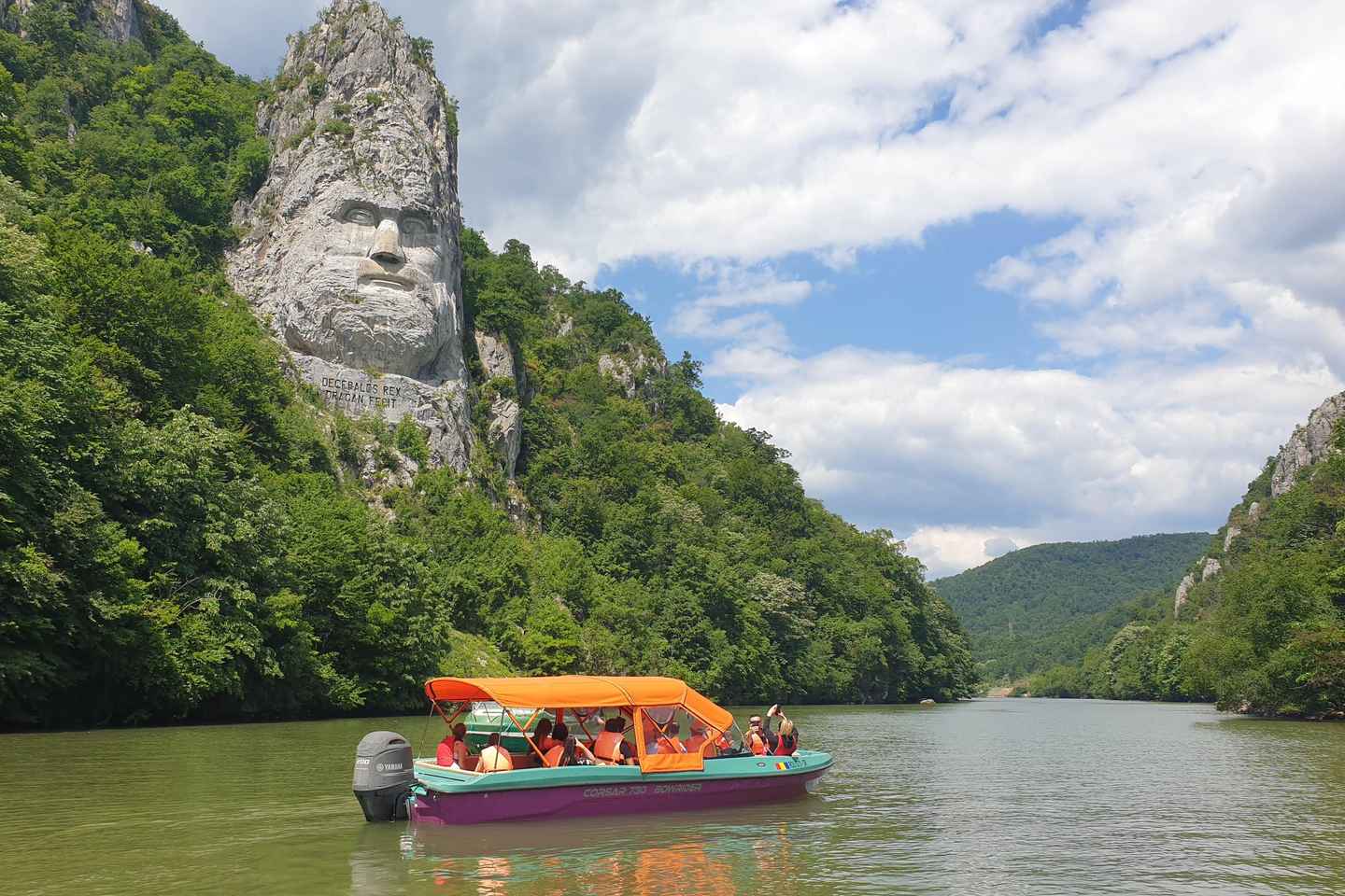 Danube River Boat Tour with Decebal Statue