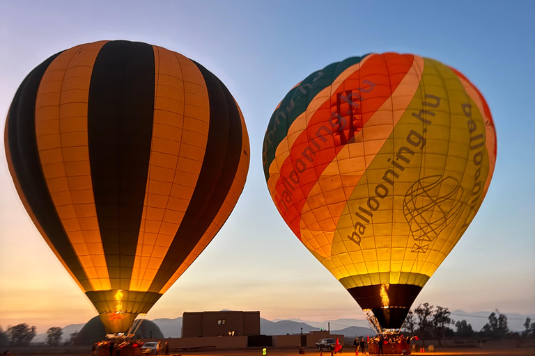 Marrakech: Hot Air Balloon Ride, rooftop view & Drone Video Sunrise Balloon Flight + Drone Video