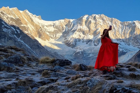 Katmandu: 8-dniowy trekking z przewodnikiem do obozu Annapurna Base CampKatmandu: 8-8-dniowy pakiet usług Annapurna Base Camp Trek