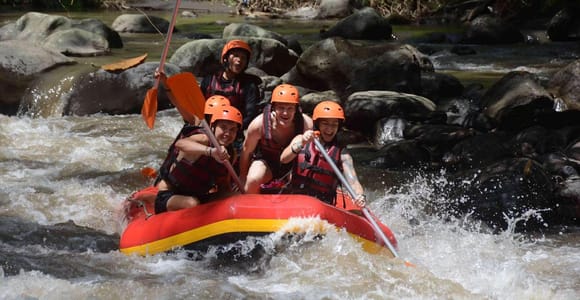Ayung River Thrills: Ultimate White-Water Rafting Journey