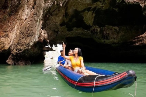 Phuket: Excursión James Bond en canoa de mar y lancha rápida con almuerzoExcursión en canoa de mar y lancha rápida