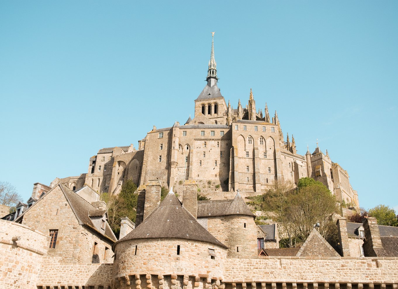 Mont Saint-Michel: Entrébillet til Mont-Saint-Michel-klosteret