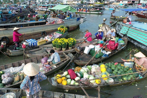 Tour del Delta del Mekong - Mercato galleggiante di Cai Rang 2 giorni 1 notte