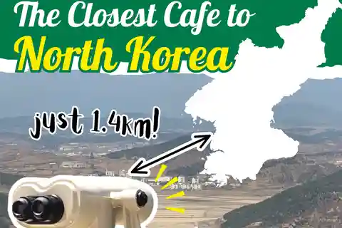 De Seul: Café com vista para a Coreia do Norte
