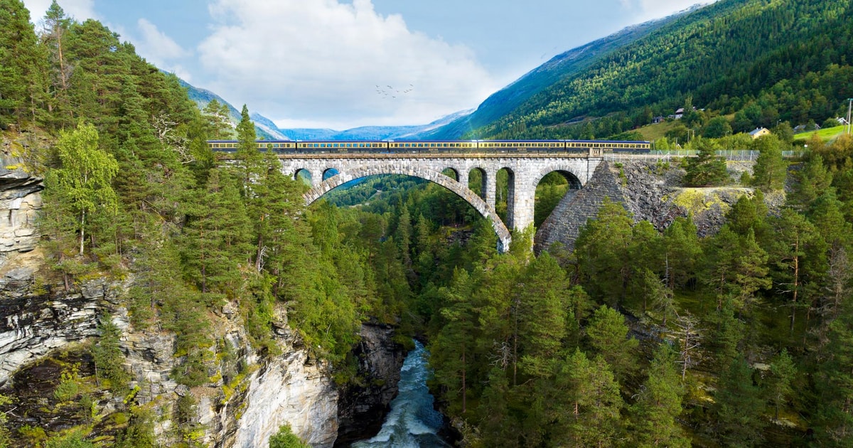 Romsdalen: Rauma Railway Golden Train with Guide | GetYourGuide