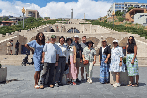 Walking City Tour in Yerevan with Brandy, 5 Wines &amp; Bread