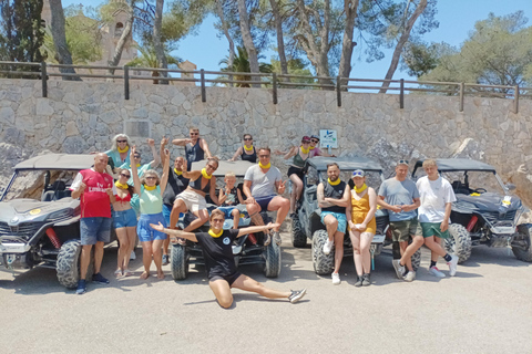 Mallorca: Mountain Buggy Adventure with Secret Coves Tour 2 Seat Buggy Coastal Route without Off-Roading