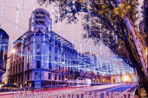 Madrid kerstlichtentour in een tuktukMadrid kerstlichtentour in een Tuk Tuk