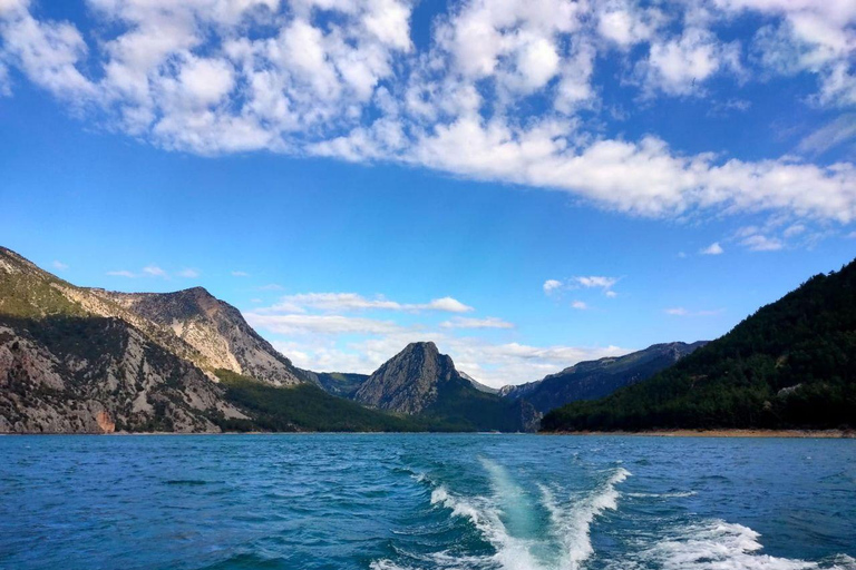 Desde Alanya: tour en barco por el Cañón Verde con almuerzo y refrescos