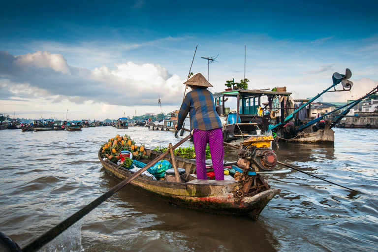 Excursión de 2 días por el Delta del Mekong :Explora el Mercado Flotante de Cai Rang