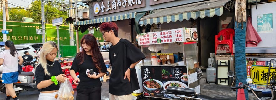 Wuhan : visite culinaire guidée sur Shanhaiguan Road