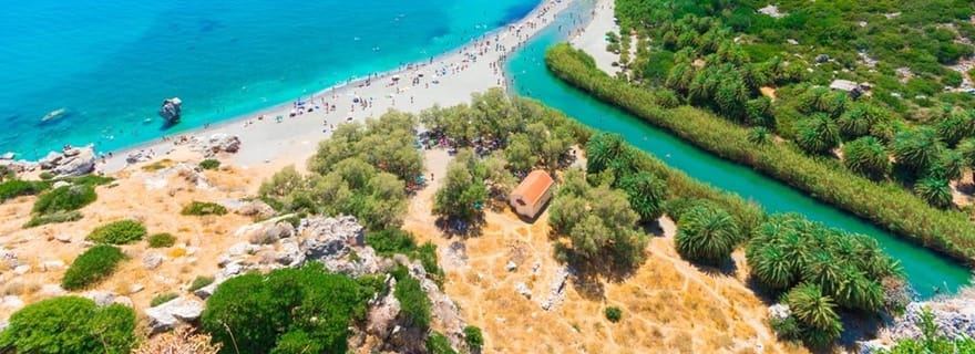 Panormo/Lavris:Excursion d'une journée à la plage de Preveli et aux gorges de Kourtaliotis