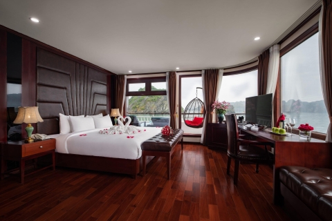 Overnight Halong Bay Luxury 5 stars Cruise with Full Meals Halong Bay Full-Day / Luxury Cruise
