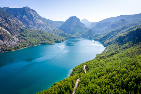 Die Stadt Side: Cabrio Bus &amp; Green Lake Bootstour mit Mittagessen