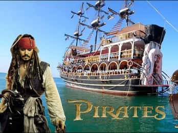 Gita in barca dei pirati a Icmeler, pranzo e bevande illimitate