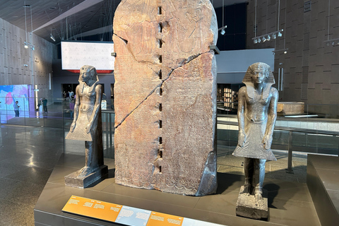 Hurghada : Excursion d&#039;une journée au Grand Musée Égyptien, aux Pyramides et au SphinxVisite partagée avec déjeuner