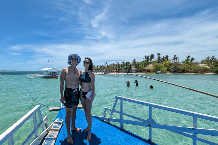 From Cebu: Island Hopping to 3 islands with BBQ lunch Shared Group Tour