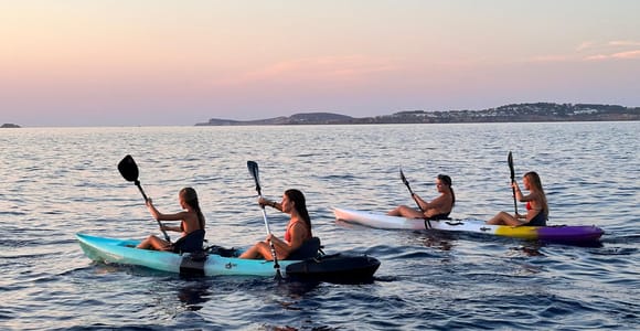Ibiza: Kayak Excursion with Views of Es Vedrà