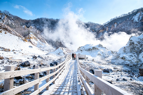 Sapporo: Lake Shikotsu Ice Festival, Noboribetsu & Lake Toya Private Sightseeing Tours