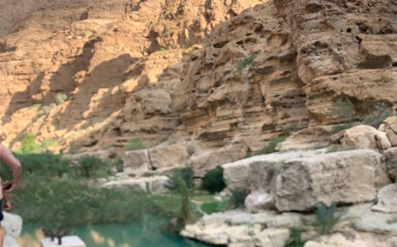 Von Muscat:Private Tour Wadi Shab & Bimmah Sinkhole ganztägig