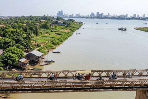 Phnom Penh: Royal Palace, City & Silk Islands -Half/Full Day Half-Day: Royal Palace, Museum, Wat Phnom & Central Market
