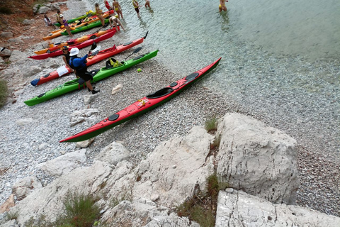 De Atenas Caiaque no mar Cidade submersa de EpidauroDe Atenas Sea Kayak Sunken City of Epidaurus